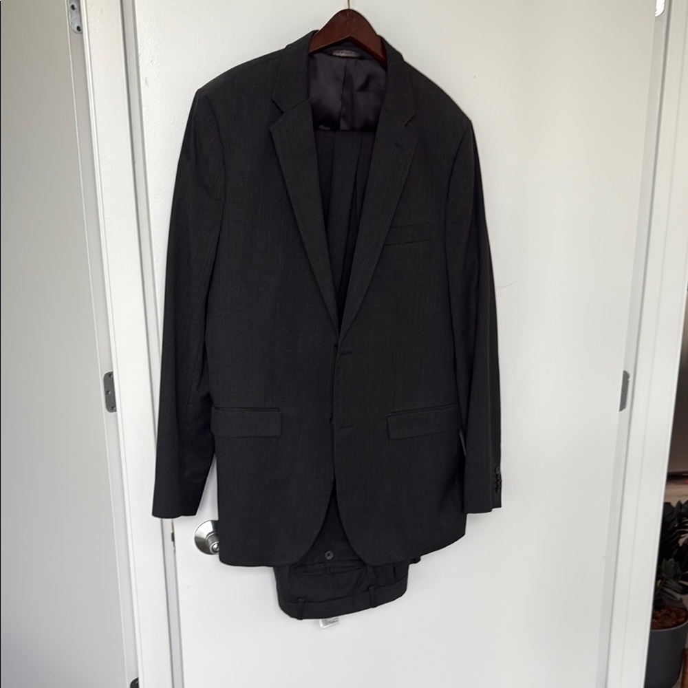 Dark Gray Men's Blazer and Pants